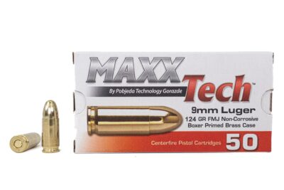 MaxxTech 9MM 115/124 Gr 1,000 Rounds